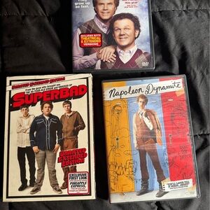 Superbad and Napoleon Dynamite Step Brothers DVD Bundle
